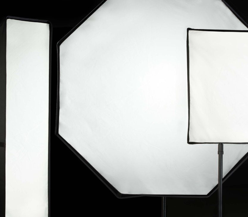 In house studio guide light shapers