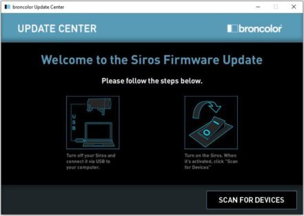 Siros Firmware Update Tool